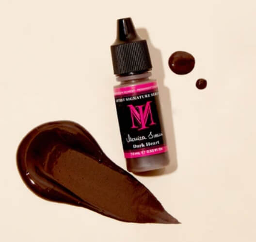 Dark Heart is a dark brown color with a black/brown base | Pigments